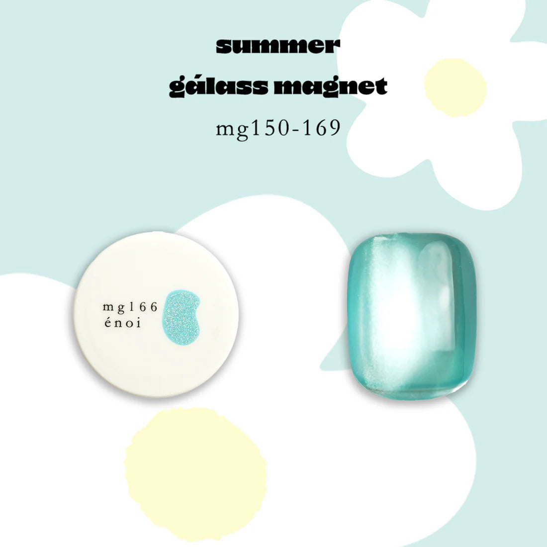 énoi summer gálass (glass) Magnet Gel Collection - full 20pc set/indiv