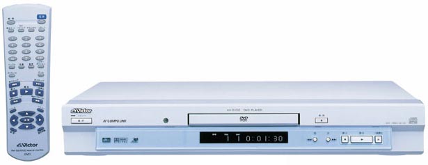 ピクター、スリムなDVDプレーヤー2色