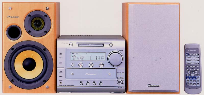 パイオニア、MDLP対応MD＋3枚CDチェンジャ搭載ミニコンポ