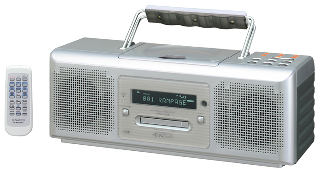 ケンウッド、インテリアとの調和を重視したMDLP対応ラジカセ