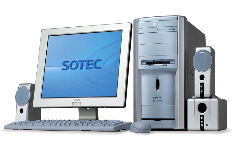 ソーテック、DVD+RWドライブ搭載デスクトップPC
