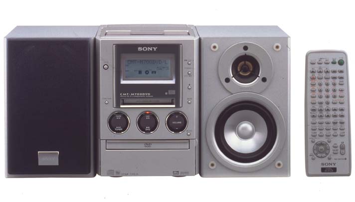 ソニー、DVDプレーヤー/MD一体型ミニコンポ