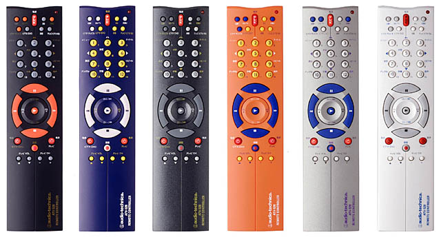 オーディオテクニカ、6色から選べるマルチリモコン