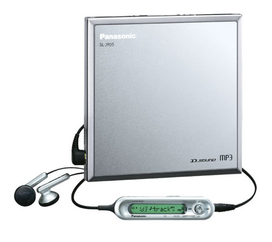 Panasonic ポータブルCDプレーヤー SL-J905-S シルバー 未使用