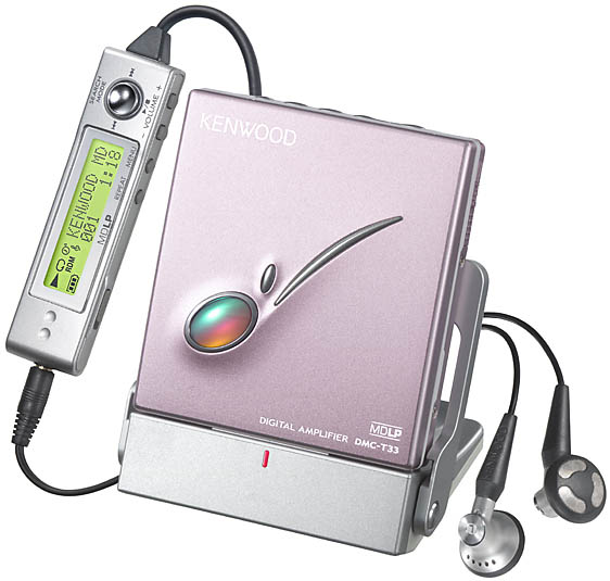 ケンウッド、“NEW クリアデジタルアンプ”搭載MDプレーヤー