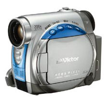 ビクター、キラキラ☆デザインを採用したDVカメラ