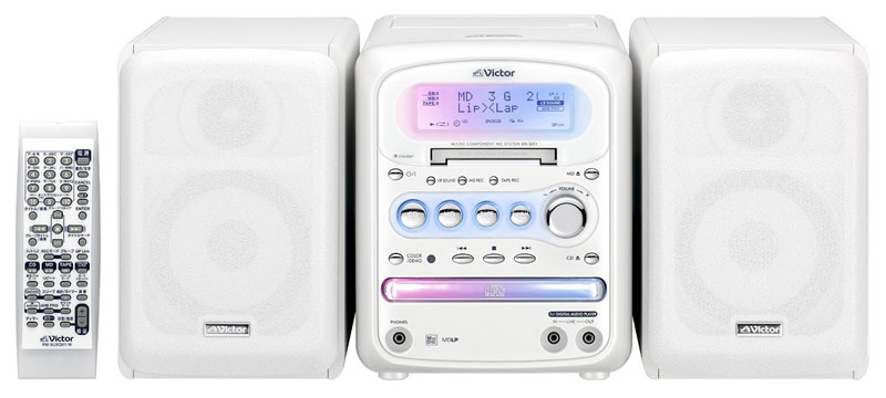 ビクター、「QPリンク」搭載のMD/CD/カセットコンポ