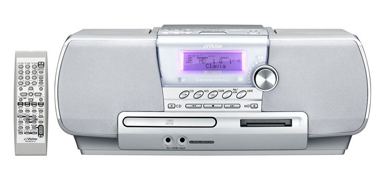 ビクター、「QPリンク」搭載のCD/MDラジカセ