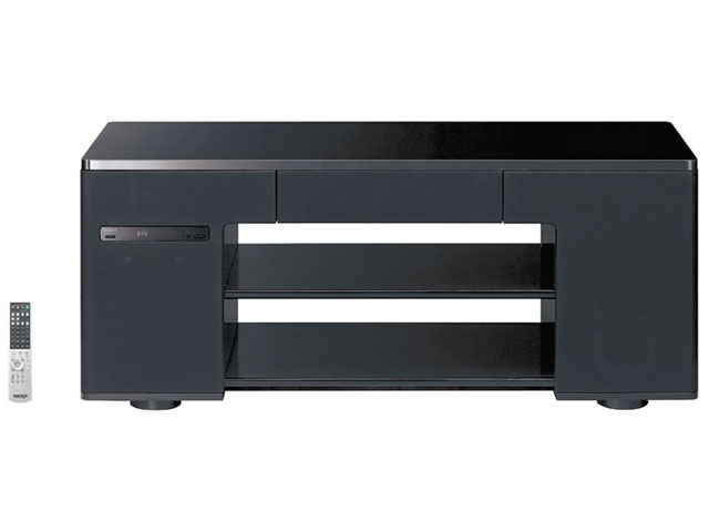 ソニー、AVラック一体型シアターシステムの黒モデル