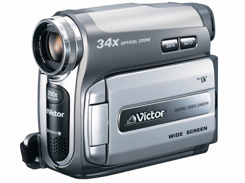 ビクター、光学34倍ズームレンズ搭載のDVカメラ