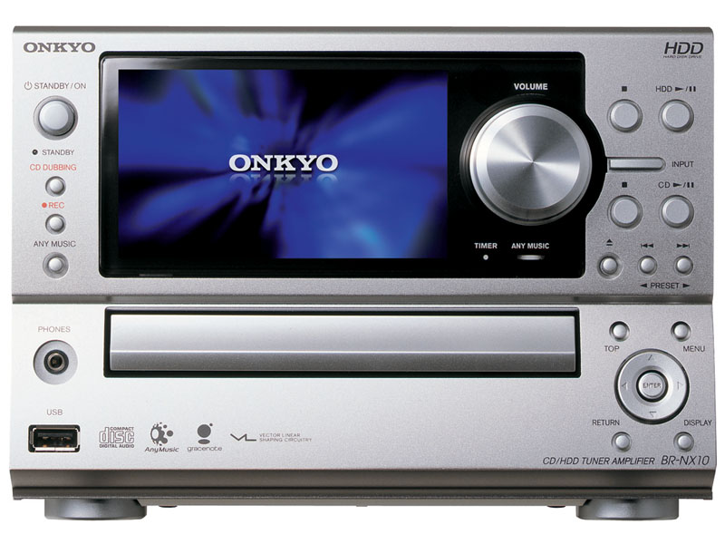 オンキヨー、VLSC回路を搭載した80GB HDD/CD内蔵コンポ