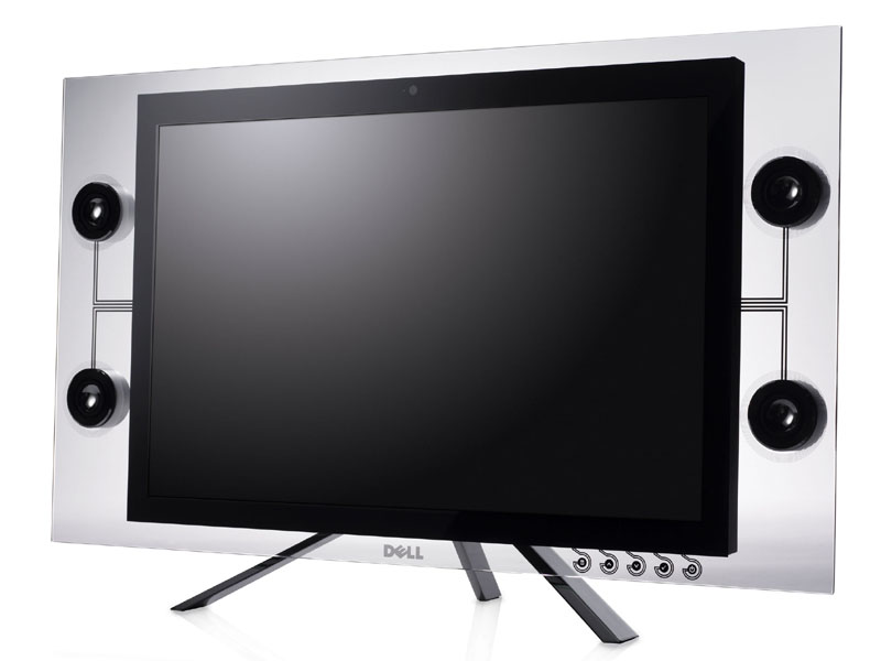 デル、HDMI/強化ガラス採用の22型液晶「DELL CRYSTAL」