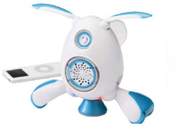 セガトイズ、音楽に合わせて踊る卵型スピーカーロボット