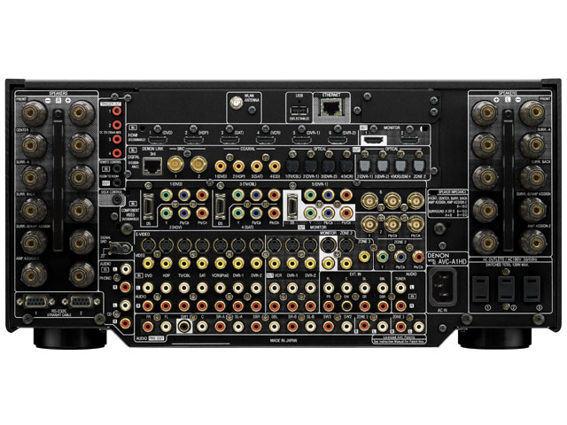 デノン、一体型AVアンプフラッグシップの黒モデル