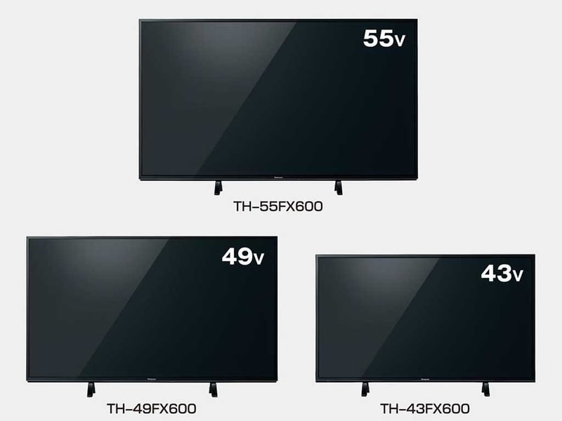 パナソニック、4K/HDRスタンダードテレビ「VIERA FX600」。55型は実売