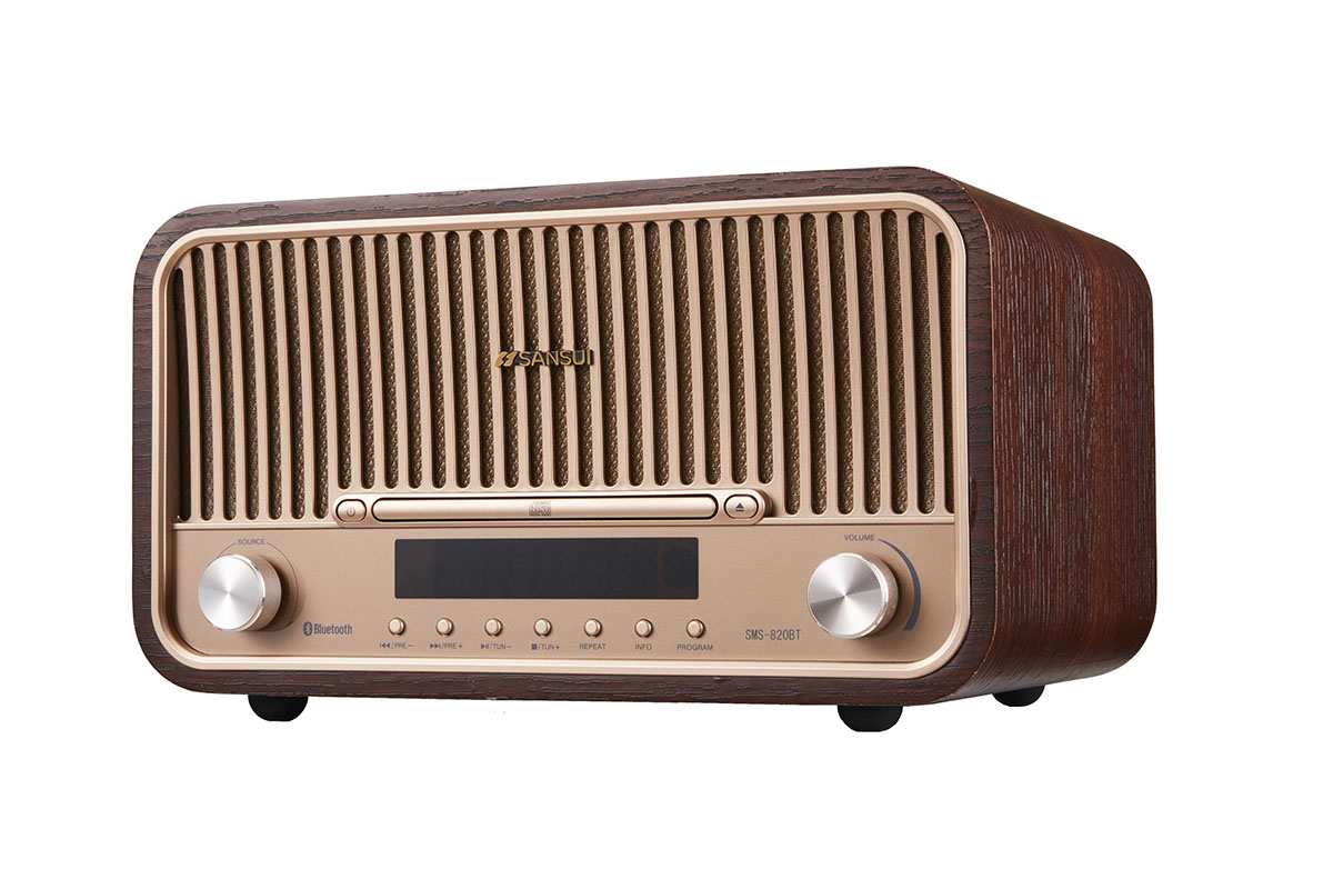 昭和レトロ風のBluetooth対応CDシステム。ラジオスピーカーも - AV Watch