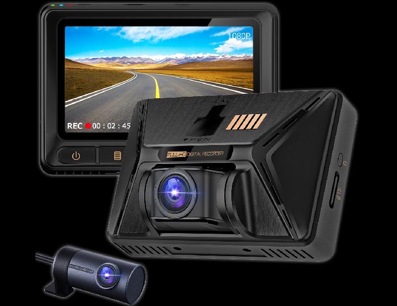 前後フルHDで明るく撮れるYAZACOドライブレコーダ。18,999円 - AV Watch