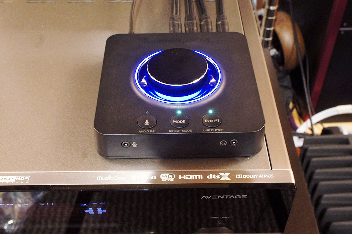 小型&低価格でも実力十分「Sound Blaster X3」。映画やライブ、ゲーム