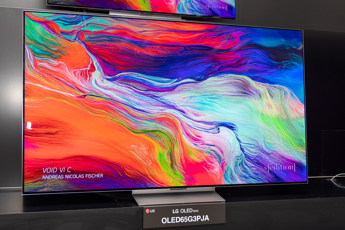 LG、マイクロレンズで2000nit超の高輝度4K有機ELテレビ「G3」。唯一の