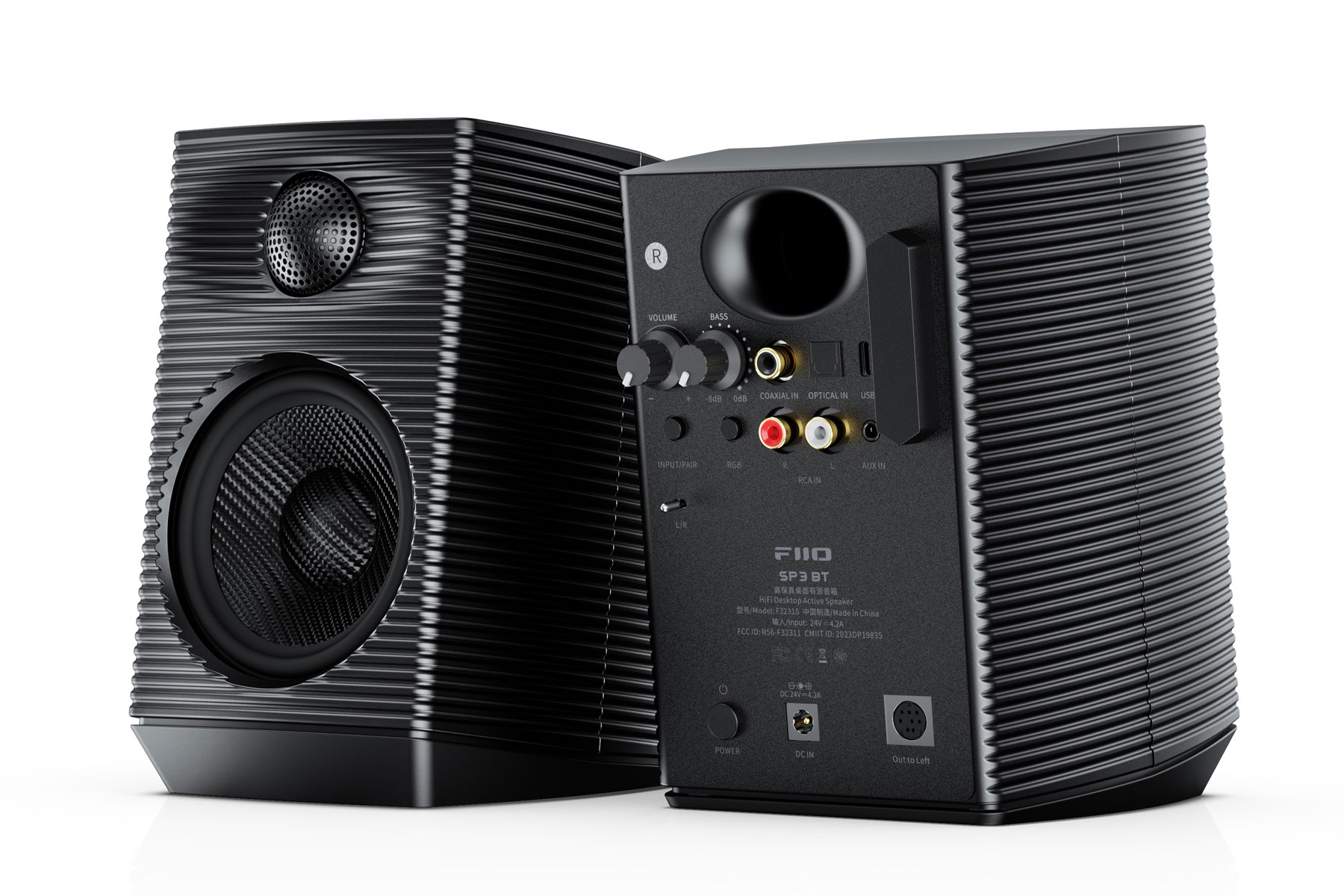 FIIOアクティブスピーカー「SP3」のBluetooth対応モデル。デジタル入力