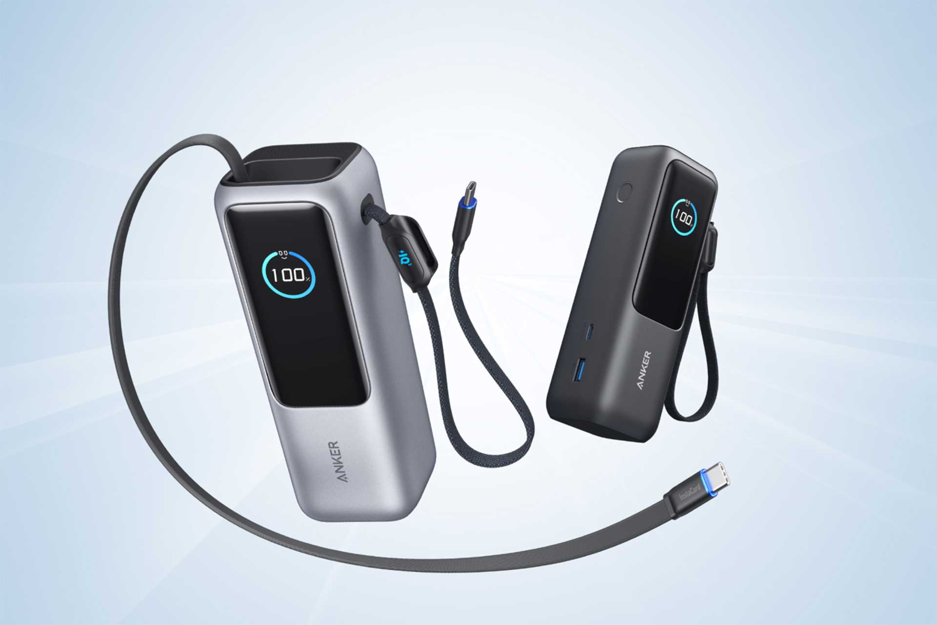 アンカー初、巻取り式ケーブル内蔵の大容量モバイルバッテリー - AV Watch