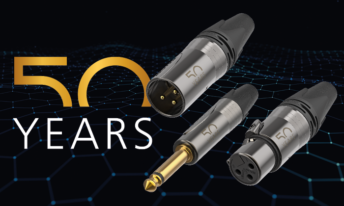 ノイトリック、創業50周年記念で耐久性さらに高めたXLRコネクタ