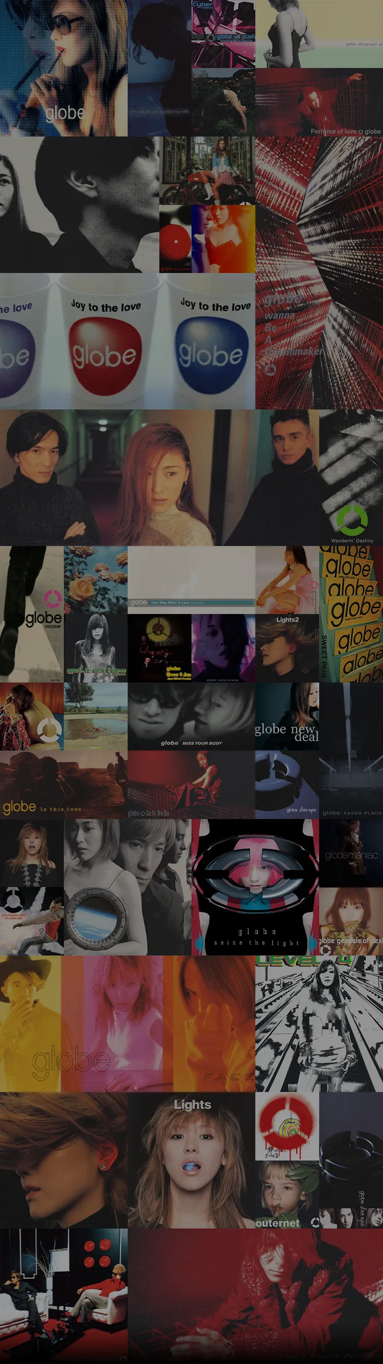 globe 10000th Anniversary collection アルバム特設サイト