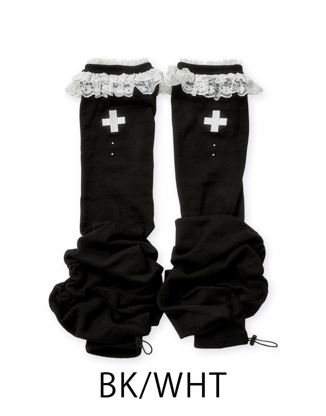 lace ruffle studs leg warmer – AVENCHUMU （アバンチュウム）