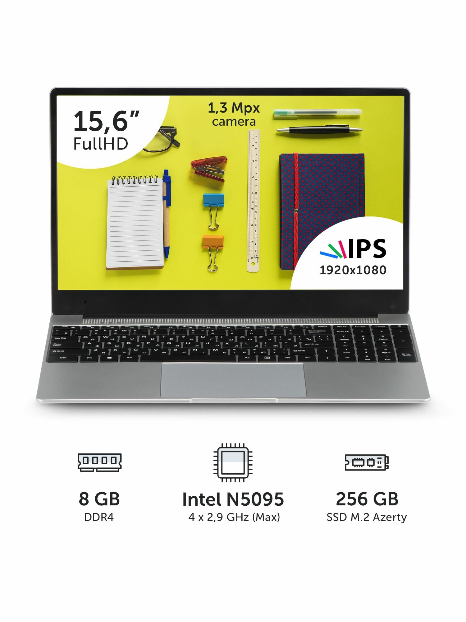 Ноутбук Acer TravelMate P259, i3-7020U, 8GB, SSD 256GB+HDD 250GB