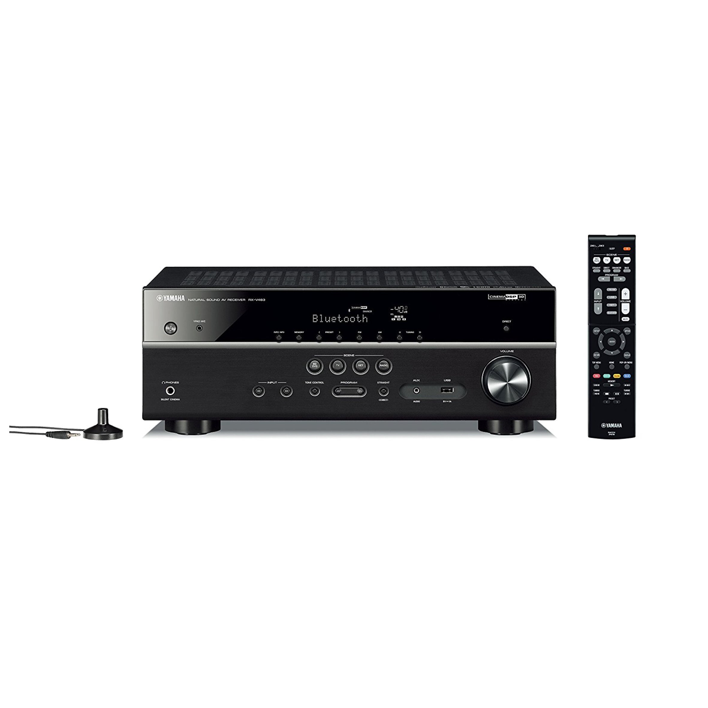 Yamaha RX-V483 (5.1-Channel 4K Ultra HD AV Receiver)