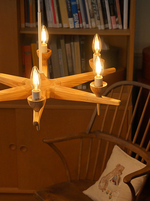 スロイド ウッドシャンデリア 6灯 | AXCIS ONLINE