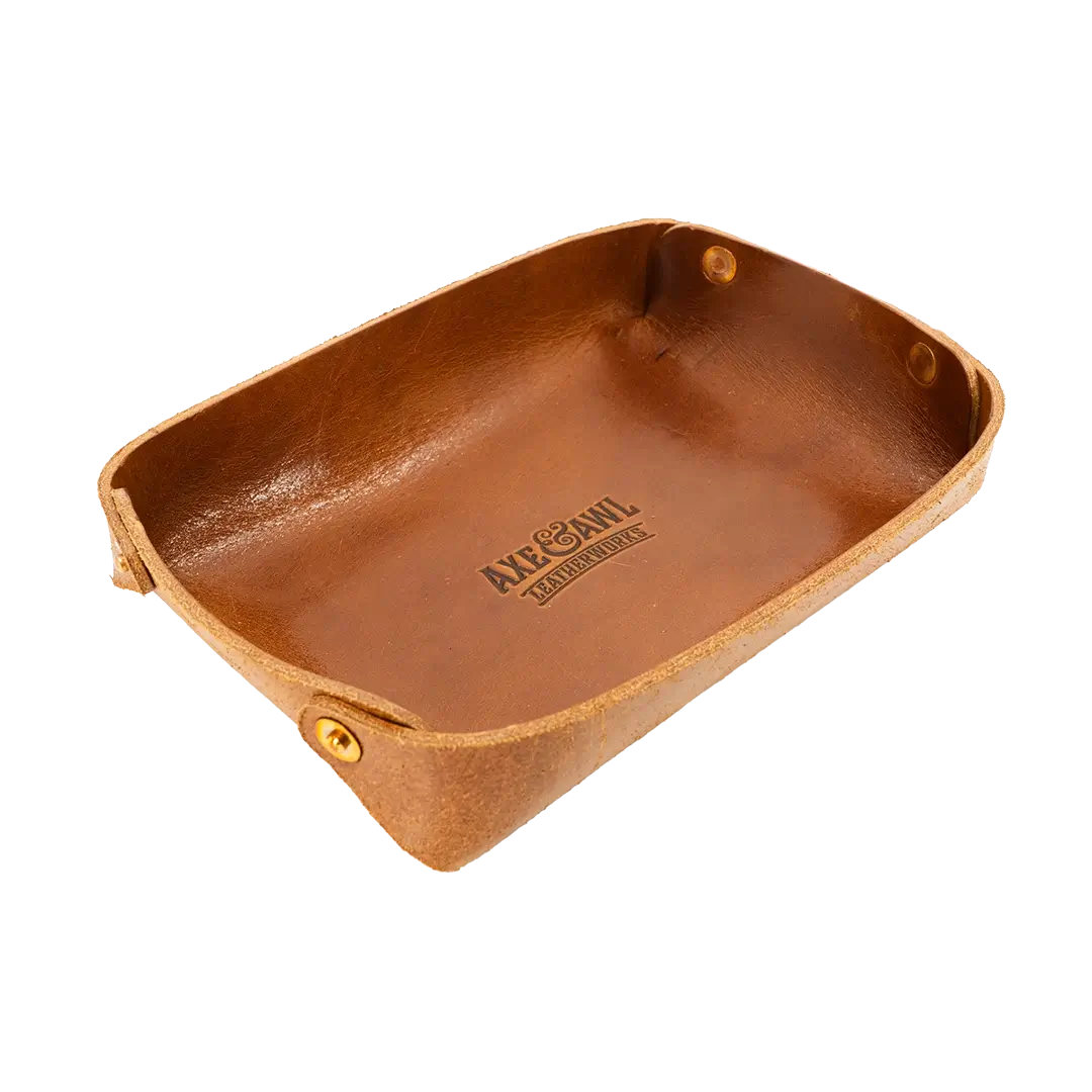 Leather Valet Tray | Axe & Awl Leatherworks