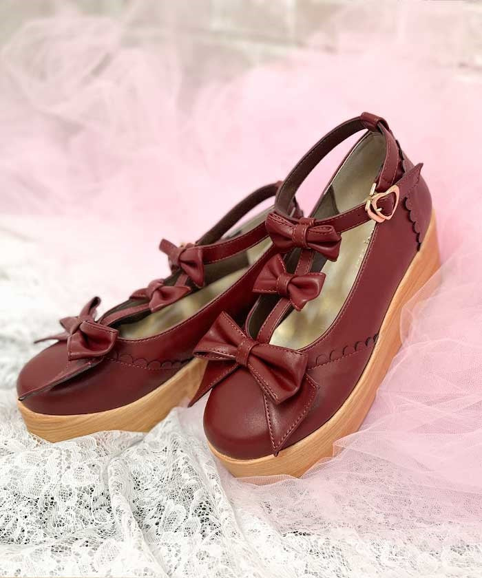Triple Ribbon Shoes – axes femme from JAPAN