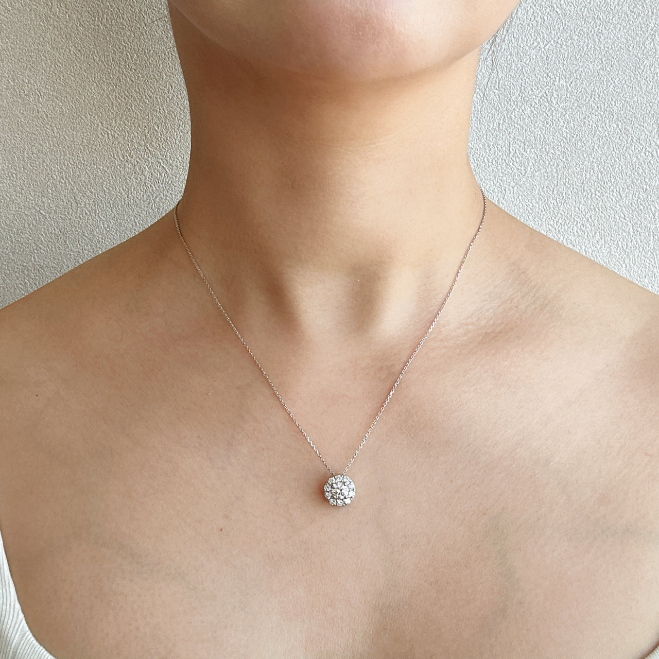 ポインターパヴェ］ネックレス ダイヤ 中石0.5ct – AYAKO SAKURAI