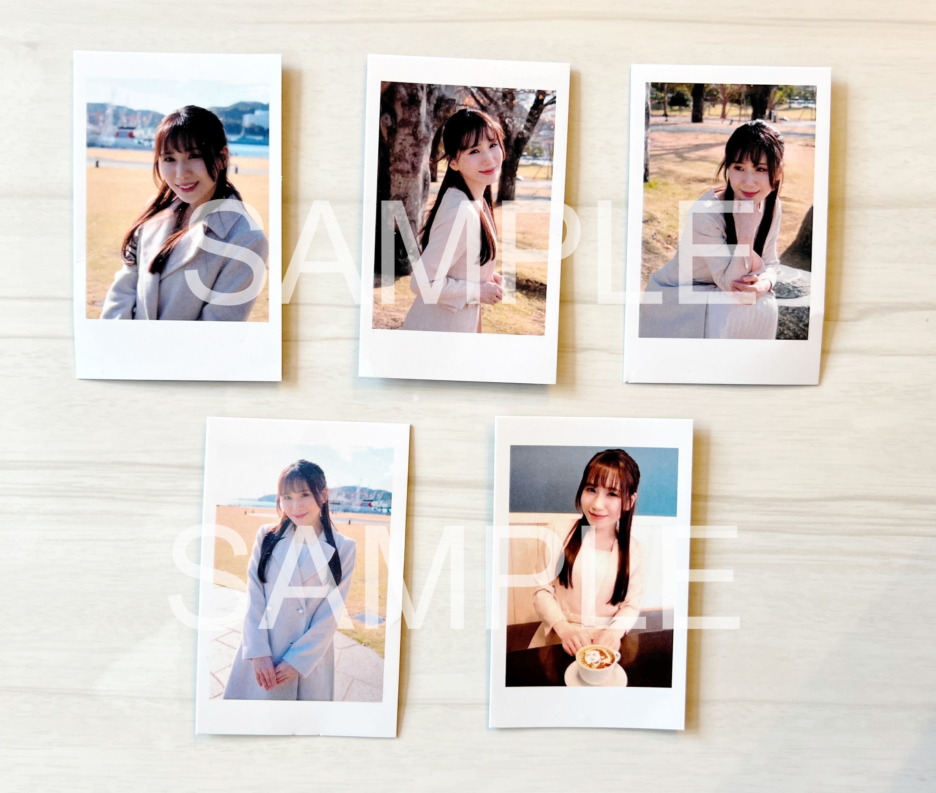 私服 ポラロイド風カード 全5種 | 石川綾子 | 石川綾子 Ayako Ishikawa