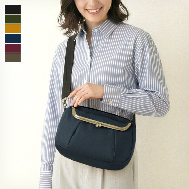 在庫商品】がま口ショルダーバッグころん【リンク】 | がま口の専門店