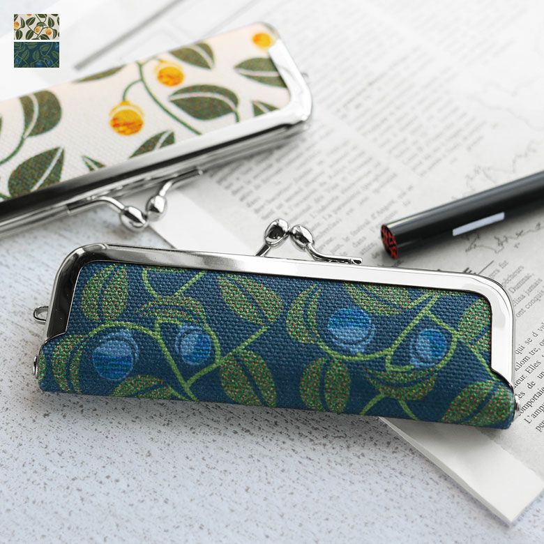 在庫商品】がま口印鑑ケース【帆布・がまの実】 [M便 1/8] | がま口の