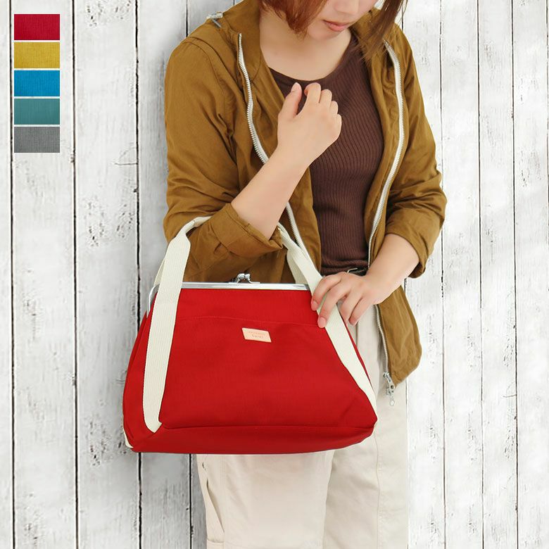 在庫商品】がま口手提げボストンバッグ【Sarei MONTANA】 | がま口の