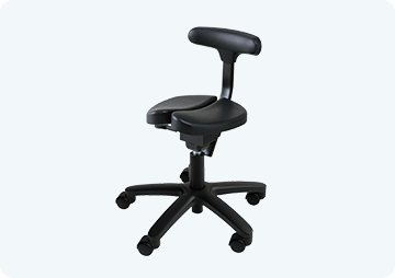 オクトパス / ブラック | 腰痛対策・姿勢改善椅子、学習椅子（イス