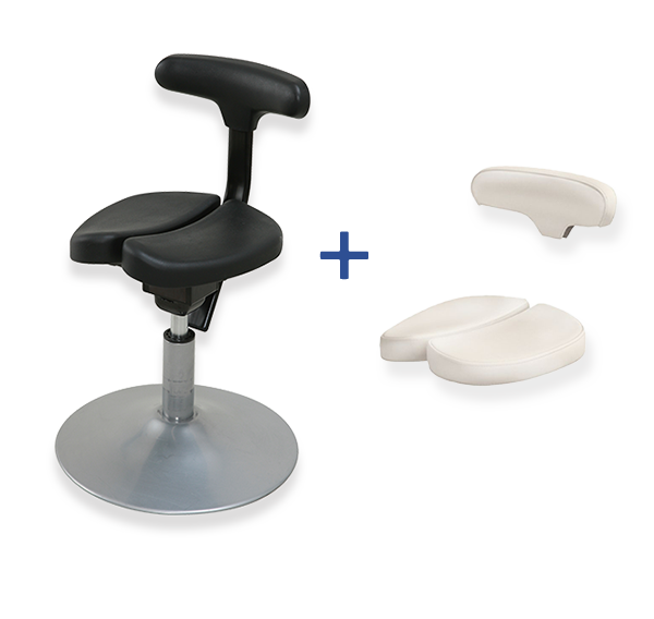 丸ベースタイプ ルナ｜腰痛対策・姿勢改善椅子、学習椅子（イス