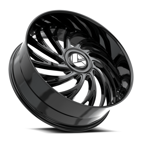 AZX-101 | Premium Gloss Black Machined & Milled Big Wheels