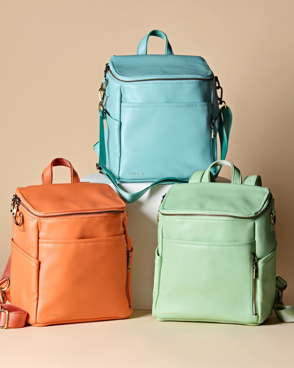 La Mère Vegan Leather Backpack Petite – AZARIA