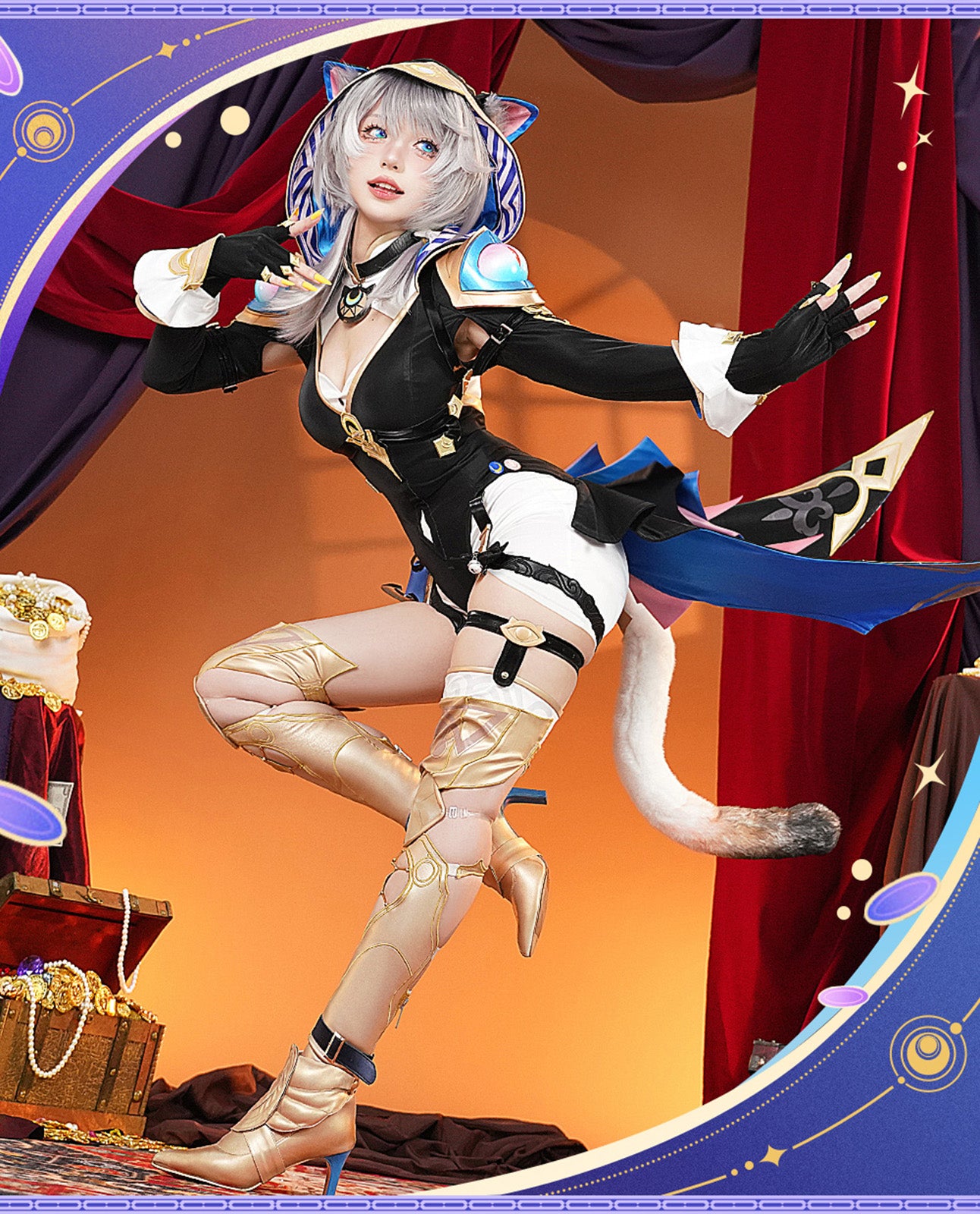 Azuiblc】 崩壊 スターレイル サフェル セファリア コスプレ衣装靴