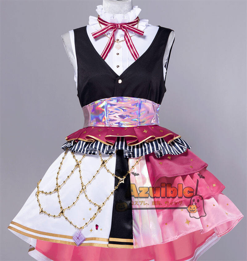 Azuiblc プロジェクトセカイ 宵崎奏 コスプレ衣装 ワンピース よいさき