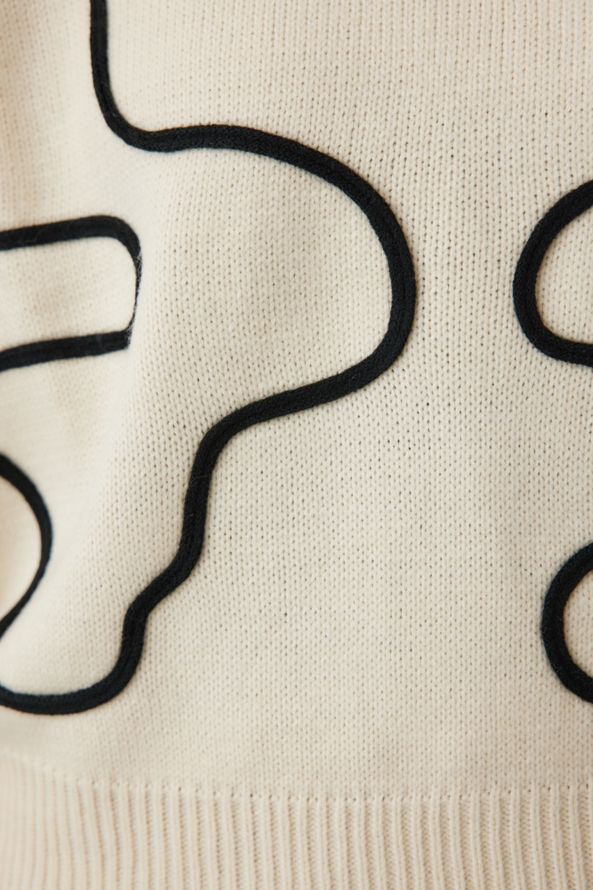 crie conforto】コードエンブロイダリーニット｜WOMEN｜254HAT70-087I