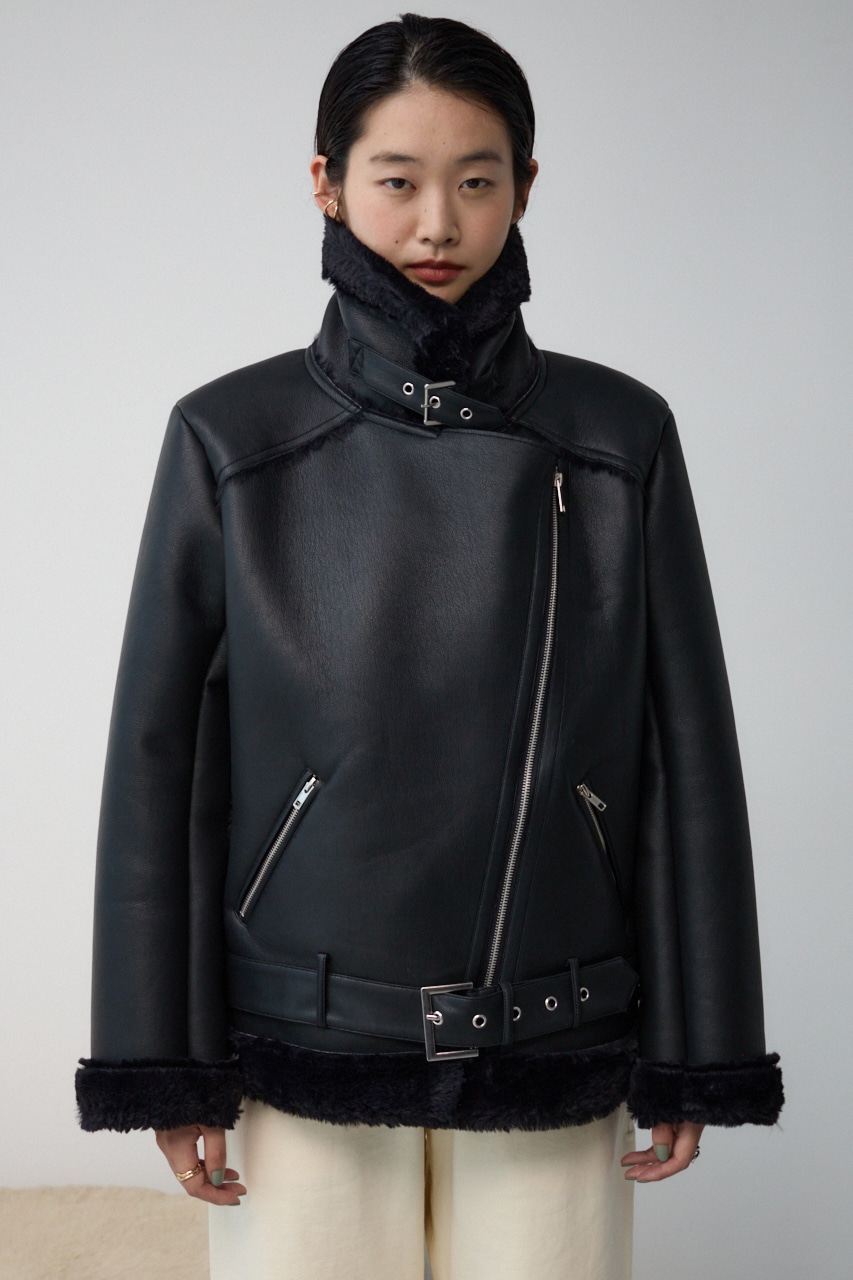 フェイクレザーB-3ブルゾン｜WOMEN｜250HAT30-436I｜AZUL BY MOUSSY