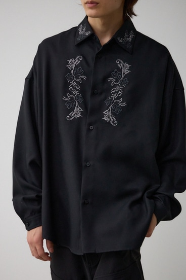 グラデーション刺繍長袖シャツ｜MEN｜251HAT30-080G｜AZUL BY MOUSSY