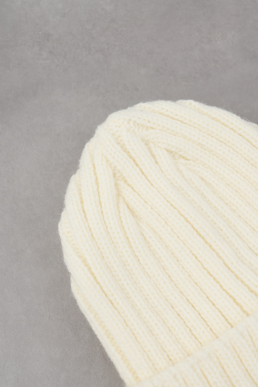 ロゴ刺繍リブニットワッチ｜MEN｜251HAB56-236I｜AZUL BY MOUSSY