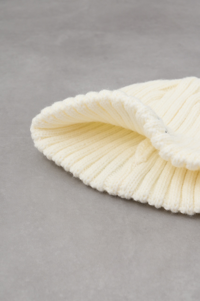 ロゴ刺繍リブニットワッチ｜MEN｜251HAB56-236I｜AZUL BY MOUSSY