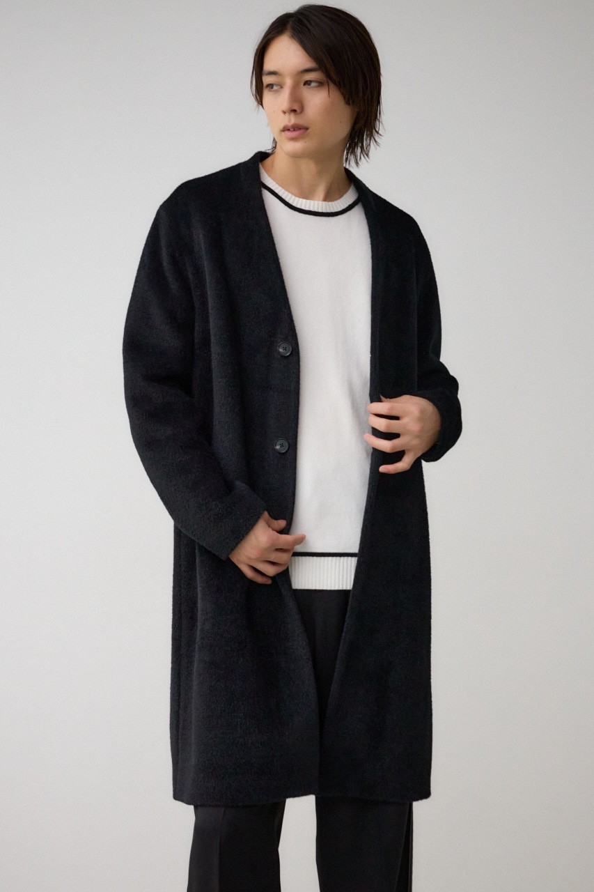 シャギーノーカラーコート｜MEN｜251HAC30-233I｜AZUL BY MOUSSY